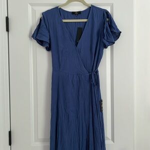Lulu’s Blue Wrap Dress